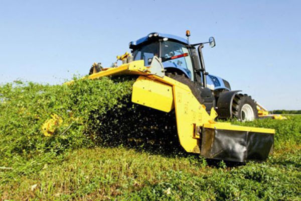 New Holland MegaCutter 530 Rear Mounted Mower Conditioner for sale at Waukon, Iowa